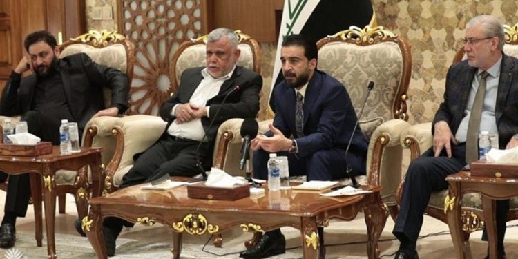 انضمام ” الحلبوسي” لأجتماع رؤساء الكتل الشيعية بمقر كتلة الحكمة بشأن قانون العجز المالي