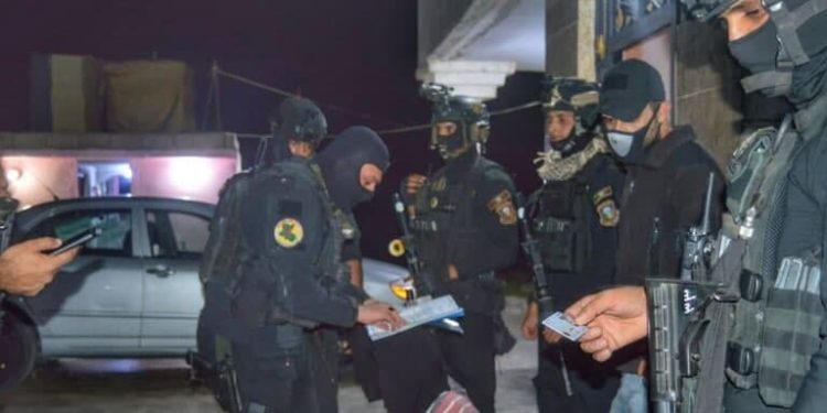 “وكالة الاستخبارات ” ضبط وكرين لـداعش القبض على خمسة إرهابيين في كركوك