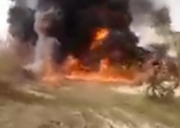 اندلاع حريق كبير في أنبوب نفطي يربط العراق بلبنان