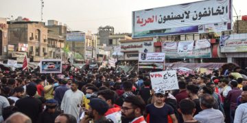فيديو: مكالمة بين الأعرجي و الكاظمي والأسدي على مسمع وجهاء الناصرية