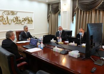 مجلس القضاء الاعلى يعقد جلسته الدورية عبر الفيديو كونفرنس