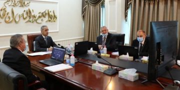 مجلس القضاء الاعلى يعقد جلسته الدورية عبر الفيديو كونفرنس