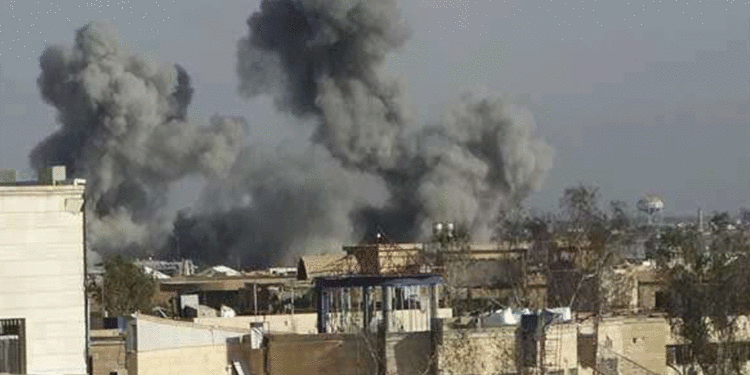 صوت الانفجار.. تفجير مخلفات حربية قديمة تحت السيطرة