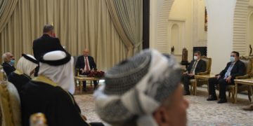 برهم صالح ” يستقبل شيوخ ووجهاء طوزخورماتو ويؤكد ضرورة حماية التعايش السلمي
