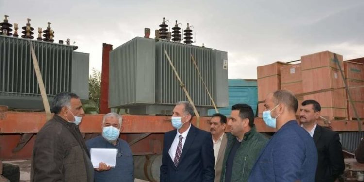 الشركـة العامـة للصناعـات الكهربائيـة والالكترونيـة تجهـز كهربـاء الوسـط وأمانـة بغـداد بمنتجاتهـا مـن محـولات التوزيـع مختلفـة السعـات