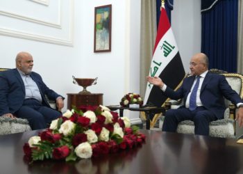 رئيس الجمهورية يستقبل السفير الايراني