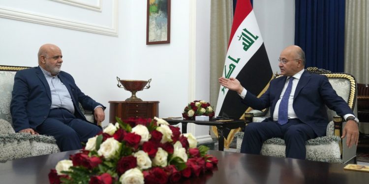 رئيس الجمهورية يستقبل السفير الايراني