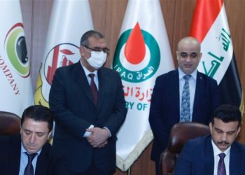 النفط توقع عقد استثماري لمشروع وحدة هدرجة وتحسين البنزين في (النجف)