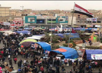 معتصمو الحبوبي يطالبون بتعهدات لفتح الساحة وتعليق التظاهر