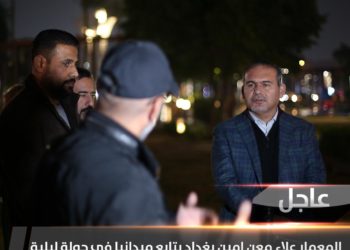 أمين بغداد في الميدان بعد موجة الأمطار(فيديو)