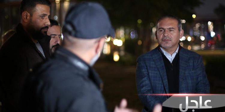 أمين بغداد في الميدان بعد موجة الأمطار(فيديو)