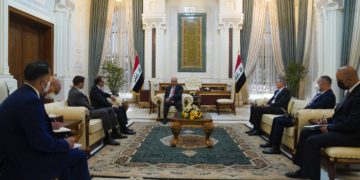 صالح يستقبل ديفيد شينكر