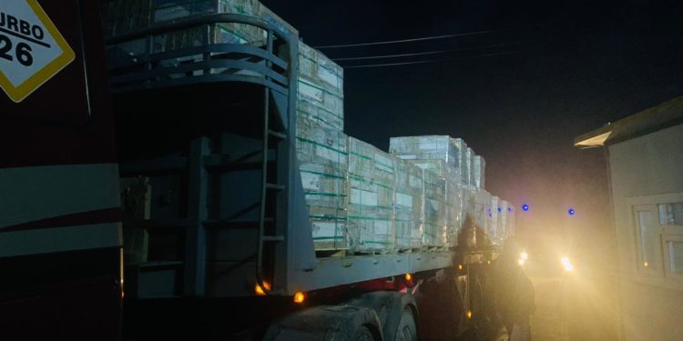 المنافذ الحدودية تعيد مادة السيراميك الى الجانب الإيراني