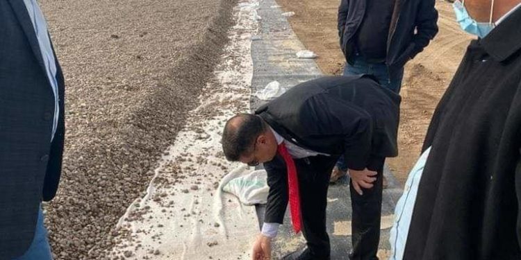 مشـروع الطمـر الصحـي بمنطقـة البوعيثـة