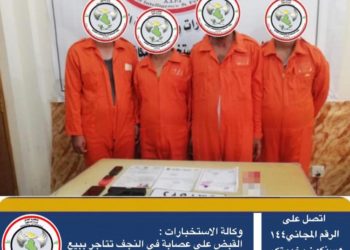 وكالة الاستخبارات :القبض على عصابة في النجف تتاجر ببيع العجلات غير الأصولية