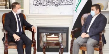 الأعرجي يستقبل السفير التركي في بغداد