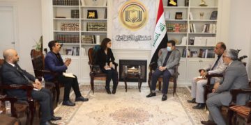 مستشار الأمن القومي يستقبل مسؤولة منظمة  بروميدياسيون الفرنسية