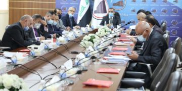 مباحثات عراقية المانية مشتركة عبر منصة (ويبكس) الافتراضية