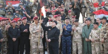 حيدر العبادي يلخص منجزات القوات المسلحة في النصر على ’داعش’