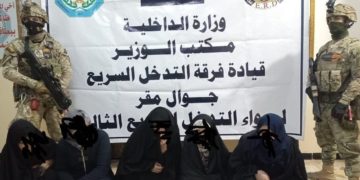 القوات العراقية تقبض على (5 نساء) بعد عملية شرقي صلاح الدين