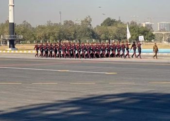 بالصور… جانب من استعراض القطعات الأمنية بمناسبة مئوية  الجيش