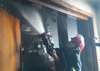 حادث حريق اندلع في شركة حكومية وسط بغداد