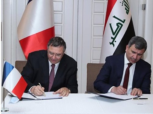العراق يوقع مذكرة تفاهم مع شركة فرنسية