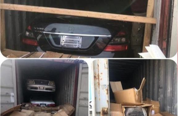 الاستخبارات تضبط سيارات معدة للتهريب (مارسيدس وتويوتا)