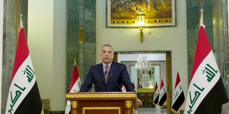 الكاظمي ,, أكثر من نصف القوات الأمريكية ستغادر العراق خلال الأيام المقبلة