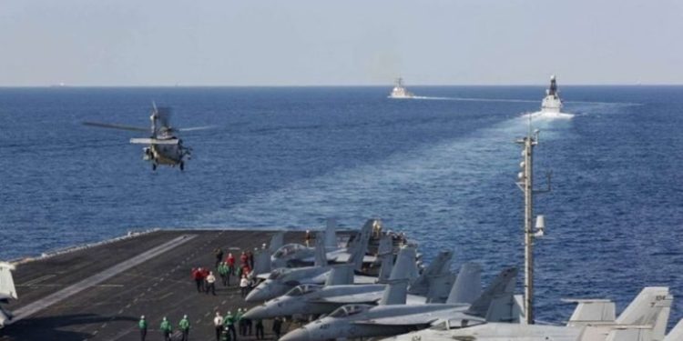 تحرك لحاملة طائرات أميركية بعد تصريح وزير الخارجية الإيراني عن (الحرب)