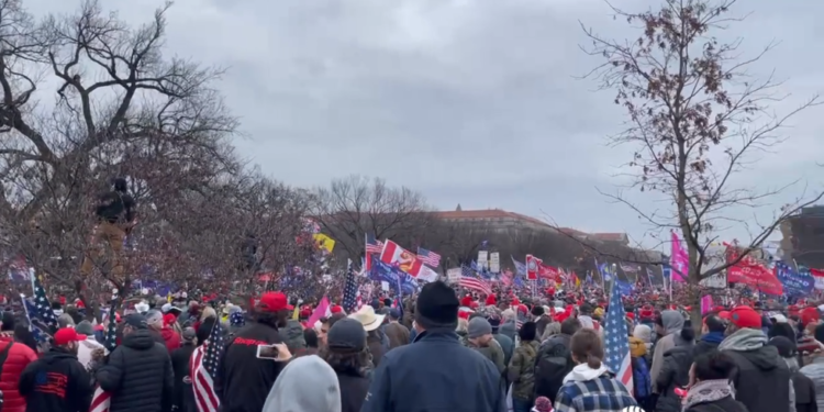 احتشاد عشرات الآلاف من أنصار ترامب وسط واشنطن