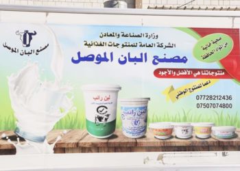 مصنـع ألبـان الموصـل يبدأ بالانتاج