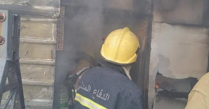 الموصل .. مديرية الدفاع المدني تنقذ عائلة من حريق