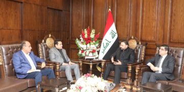 مستشار الأمن القومي الأعرجي يلتقي بالكعبي النائب الأول لرئيس مجلس النواب