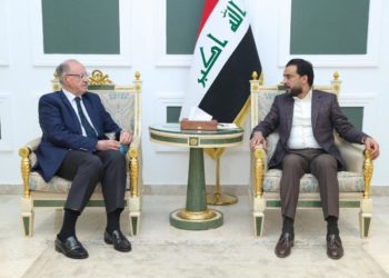 الحلبوسي يجتمع مع وزير المالية