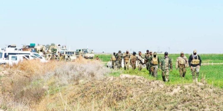 تطهير 11 كيلومتراً في قضاء خانقين “الحشد الشعبي” يعلن