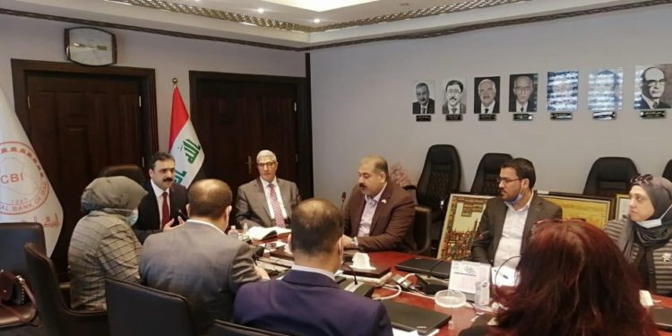 اجتماع رفيع المستوى في البنك المركزي