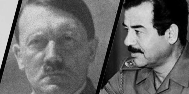 مارغريت تاتشر كانت تقارن “صدام حسين ,, بهتلر “