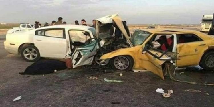 حادث مروري يسفر عن اكتشاف قناص روسي و تشكيلة أسلحة