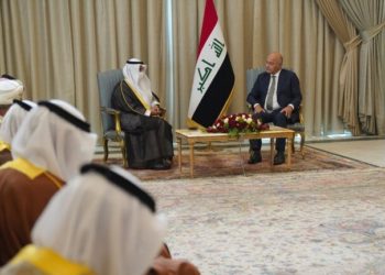 الرئيس العراقي يستقبل وفدا خليجيا ويشيد ببيان “العلا”