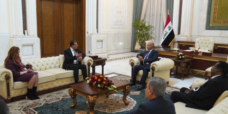 صالح ,, أمن العراق عامل أساسي لاستقرار وازدهار المنطقة