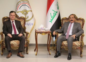 وزير النقل يبحث مع السفير البلغاري التعاون المشترك