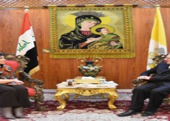 ساكو يبحث مع سفيرة العراق في روما الاستعدادات لزيارة بابا الفاتيكان