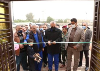 افتتاح مشروع بناء دائرة الانواء الجوية ومشروع ترميم وتأهيل سجن قسم المخدرات والمؤثرات العقلية  في ميسان