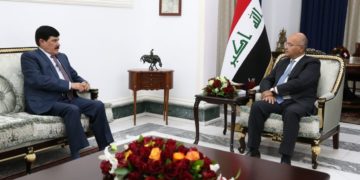 برهم صالح ,, دول المنطقة أمام مسؤولية كبيرة في تجاوز الأزمات