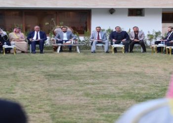 الحلبوسي مع وفد عشائري من الانبار أهمية الحفاظ على استقرار المحافظة