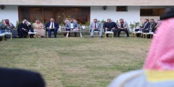 الحلبوسي مع وفد عشائري من الانبار أهمية الحفاظ على استقرار المحافظة