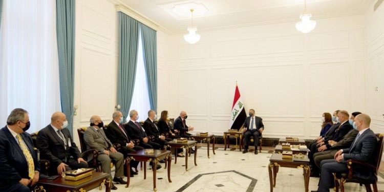 الكاظمي يستقبل وفدا اردنيا