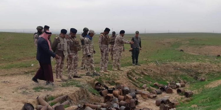 العثور على (315) عبوة ناسفة شمال غرب الموصل