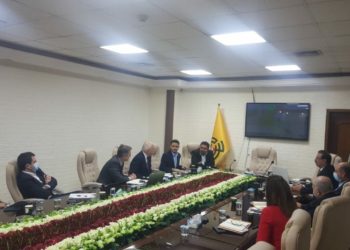 النقل تلتقي وفد شركة ( PEG ) الايطالية